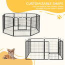 Dog Kennels, Heavy Duty 8-Panel Pet Playpen Portable Dog Pen for Indoor & Outdoor Use 31" High - Seasonal Overstock