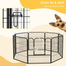 Dog Kennels, Heavy Duty 8-Panel Pet Playpen Portable Dog Pen for Indoor & Outdoor Use 31" High - Seasonal Overstock