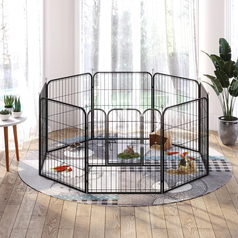 Heavy Duty 8-Panel Pet Playpen Portable Dog Pen for Indoor & Outdoor Use 31" High