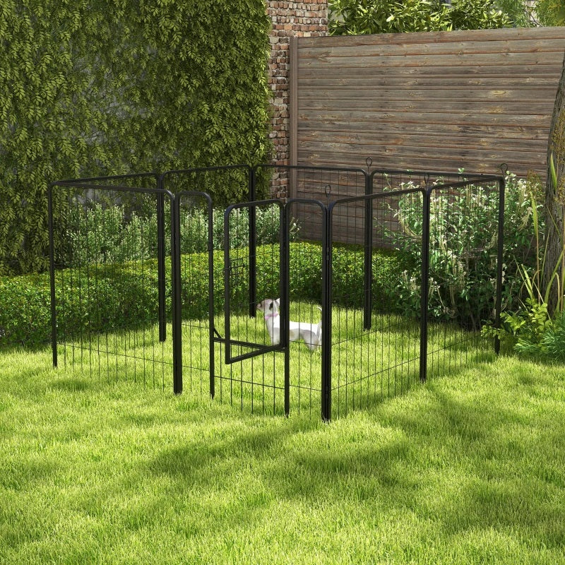 Heavy Duty 8-Panel Pet Playpen Portable Dog Pen for Indoor & Outdoor Use 39.25" High