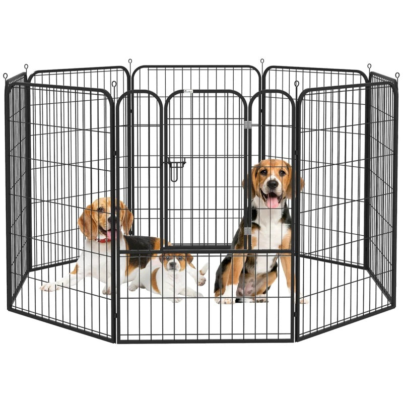 Heavy Duty 8-Panel Pet Playpen Portable Dog Pen for Indoor & Outdoor Use 39.25" High