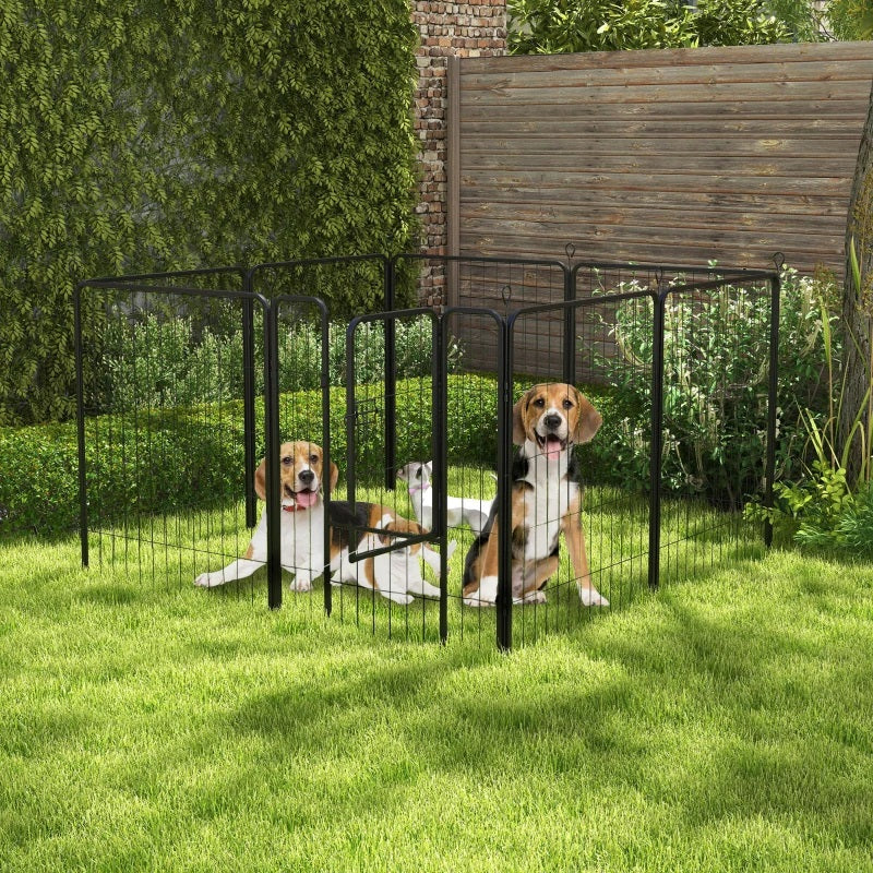 Heavy Duty 8-Panel Pet Playpen Portable Dog Pen for Indoor & Outdoor Use 39.25" High