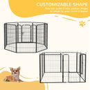 Dog Kennels, Heavy Duty 8-Panel Pet Playpen Portable Dog Pen for Indoor & Outdoor Use 39.25" High - Seasonal Overstock
