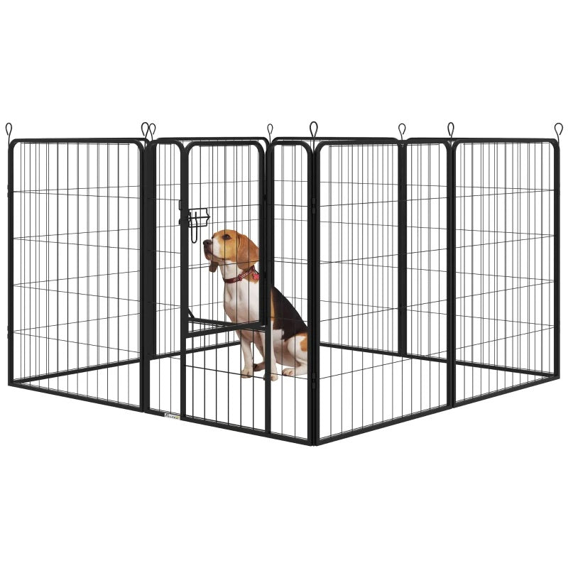 Heavy Duty 8-Panel Pet Playpen Portable Dog Pen for Indoor & Outdoor Use 39.25" High