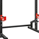 Heavy Duty Power Rack Home Gym, Squat Bench Rack with Adjustable J-Hooks, Holds1100LB