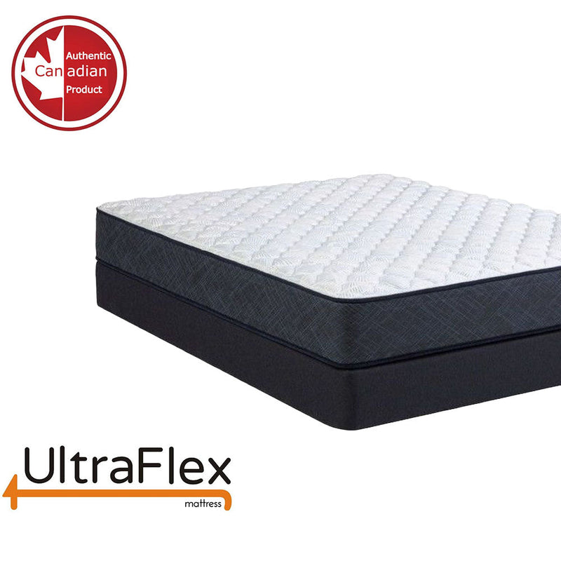 UltraFlex RADIANCE - High-Density Natural Blend Foam Encasing, Cooling Gel, Eco-Friendly Orthopedic Mattress With Multiple Spinal Support Zones (Made in Canada)- With Waterproof Mattress Protector.