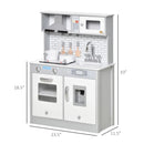 Kids Modern Kitchen Playset with Sound & Light effects for 3-6 Years Old