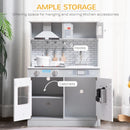 Kids Modern Kitchen Playset with Sound & Light effects for 3-6 Years Old