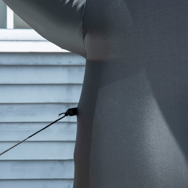 Side view close up of Pengiub Christmas display with built-in LED