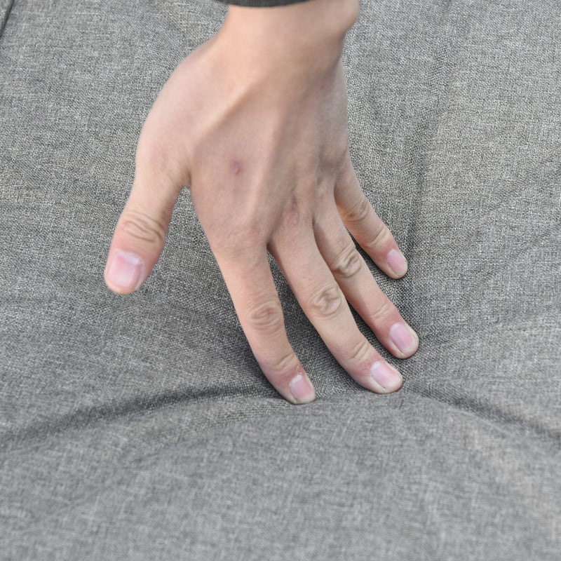 Luxe Lounge 6pc Outdoor Corner Rattan Patio Sectional Sofa - Grey