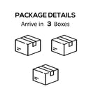 Meadowview Lane 4 Piece Rattan Outdoor Patio Set with Table - Beige / Brown