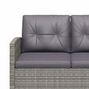 Meadowview Lane 4 Piece Rattan Outdoor Patio Set with Table - Grey