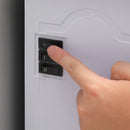 Mini Freestanding Electric Fireplace Heater with 1500W Heater, Realistic glowing Log, White