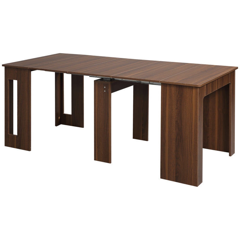 Modu-flex Expandable Dining Table Seats 6 and Converts to Desk - Light Brown