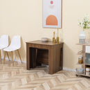 Modu-flex Expandable Dining Table Seats 6 and Converts to Desk - Light Brown