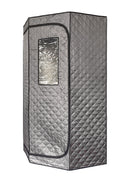 Blisspod Portable Personal Full Body 60 Min Rapid Steam Sauna | Pentagonal | Grey | Powerful 1600 Watts | 3.6L Stronger Steamer | 90X90X190cm