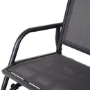 Osumi Bay 2 Seater Patio Swing Bench with Gliding Action, Grey
