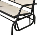 Osumi Bay 2 Seater Patio Swing Bench with Gliding Action, Beige