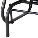 Osumi Bay 2 Seater Patio Swing Bench with Gliding Action, Grey