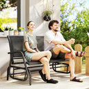 Osumi Bay 2 Seater Patio Swing Bench with Gliding Action, Charcoal