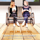 Osumi Bay 2 Seater Patio Swing Bench with Gliding Action, Coffee Brown