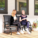 Osumi Bay 2 Seater Patio Swing Bench with Gliding Action, Grey