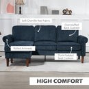 Renata 80" 3-Seat Reversible Sectional Sofa - Dark Blue