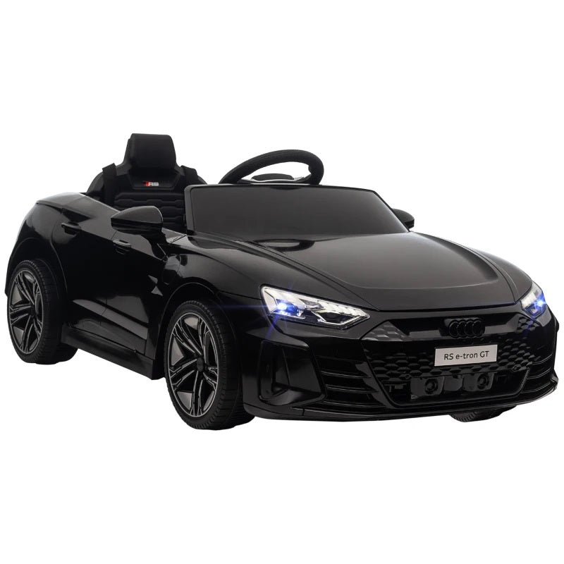 Ride-On 12V Sports Car for Kids with Remote Control and Honking Horn, 1 Seater - Black