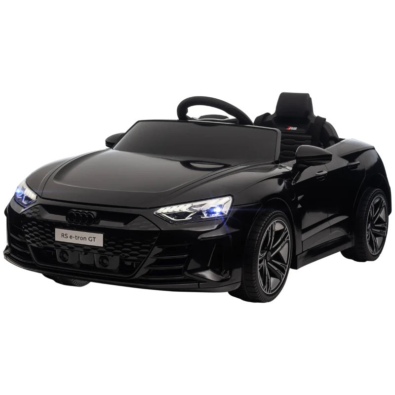 Ride-On 12V Sports Car for Kids with Remote Control and Honking Horn, 1 Seater - Black