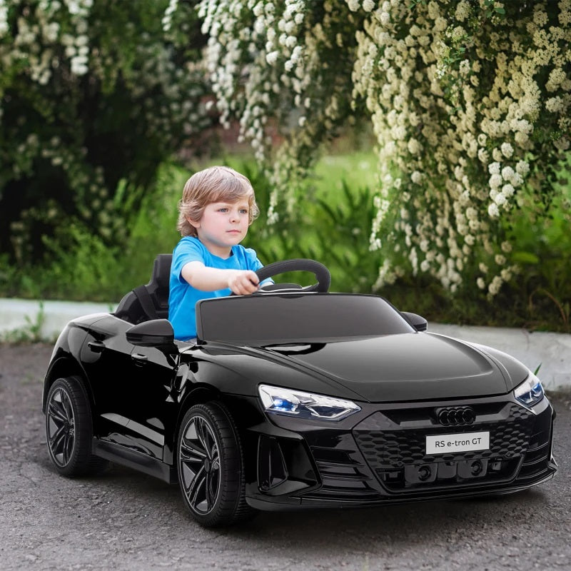 Ride-On 12V Sports Car for Kids with Remote Control and Honking Horn, 1 Seater - Black