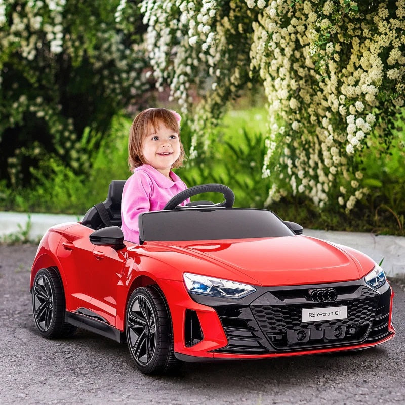 Ride-On 12V Sports Car for Kids with Remote Control and Honking Horn, 1 Seater - Red