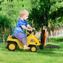 Ride-On Cars, Ride On Toy Forklift Manual Push Car for Kids 3-4 Years - Seasonal Overstock