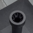 Umbrella Base Weights, Rolling Parasol Patio Umbrella Stand for Water / Sand Fill 0.75-1.5-in Pole Diameter - Black - Seasonal Overstock