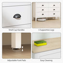 Sommerville 6-Drawer Dresser for Bedroom with Quiet Slides - White