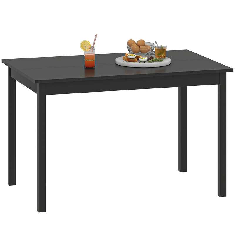 Tarney Creek Kitchen Dining Room Table made with Pine Wood, 47" x 30" - Black