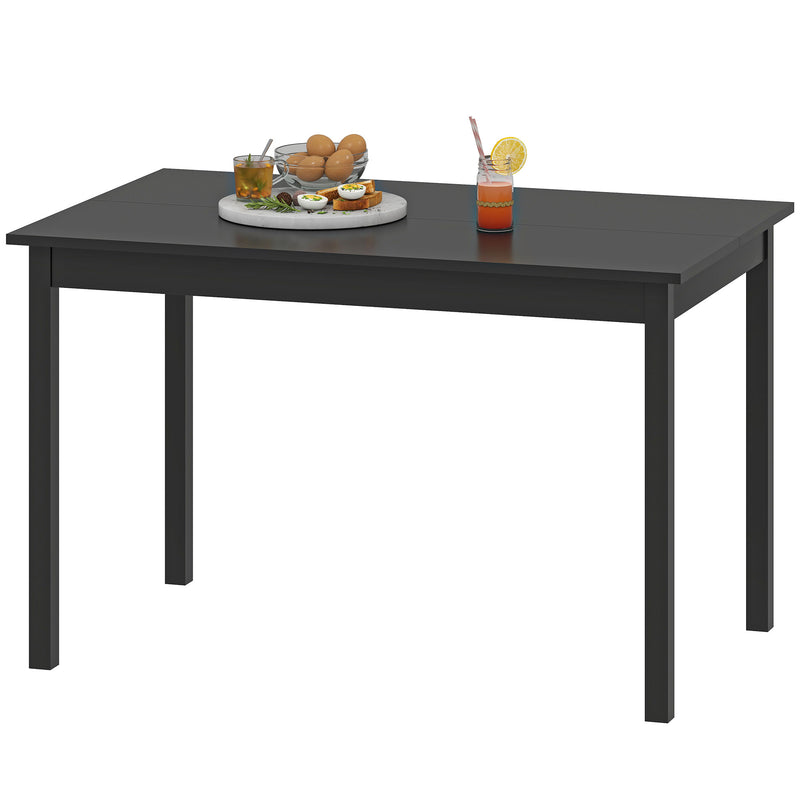 Tarney Creek Kitchen Dining Room Table made with Pine Wood, 47" x 30" - Black