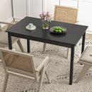 Tarney Creek Kitchen Dining Room Table made with Pine Wood, 47" x 30" - Black