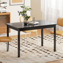 Tarney Creek Kitchen Dining Room Table made with Pine Wood, 47" x 30" - Black