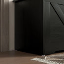 Timber Nest 100L Storage Bench Chest Toy Storage Box  - Black Wood Grain