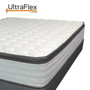 UltraFlex LUSH 12" Orthopedic Eurotop Pocket Coil Premium Foam Encased, Eco-friendly Hybrid Mattress (Made in Canada)