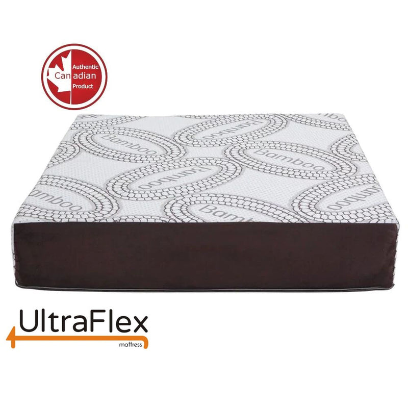 UltraFlex PLEASURE 10" Orthopedic, Cool Smart Gel Infused and Chill Memory Foam, Eco-friendly Mattress (Made in Canada)