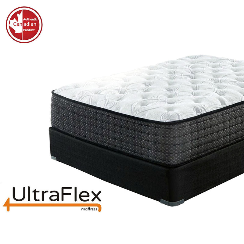 UltraFlex IMPERIAL- Hybrid Orthopedic Heavy Duty Pocket HDCoil Spring, Pressure Relieving for Multi Posture Support, Comfort Foam Encased Mattress (Made in Canada) With Waterproof Mattress Protector
