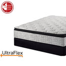 UltraFlex OASIS- 12” Hybrid Orthopedic Eurotop, Spinal Care Pocket Coil, Premium High Density Foam Encased, Pressure Relieving Comfort Foam and HDcoil Pocketed, Eco-Friendly Mattress (Made in Canada)