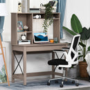 Varden Bay Computer Desk with Hutch and Shelf Storage - Brown