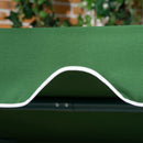 Verdana 3 Seater Patio Swing for Porch or Backyard with Adjustable Canopy, Green and White Stripes (Copy)