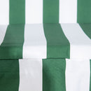 Verdana 3 Seater Patio Swing for Porch or Backyard with Adjustable Canopy, Green and White Stripes (Copy)