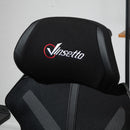 Vinsetto Gaming Chair, Ergonomic Computer Chair with Footrest, Headrest, Recliner Swivel Seat with Adjustable Height, Black