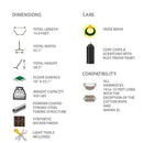 Deluxe Polyester Rope Hammock with Wicker Stand