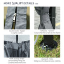 Gazebos, Windermere Hills 10' x 13' Hard Top Gazebo with Polycarbonate Roof Panels and Aluminum Steel Frame - Seasonal Overstock