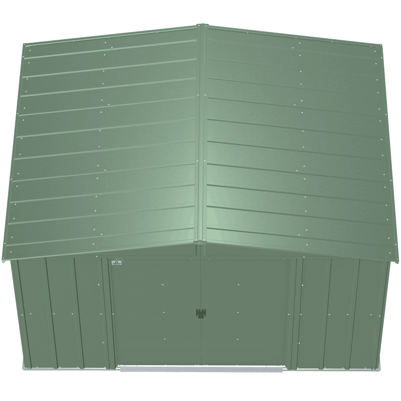 10' x 8' Arrow Classic Steel Storage Shed - Sage Green - Seasonal Overstock